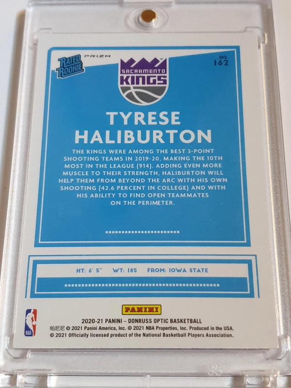 2020 Donruss Optic Tyrese Haliburton Rookie #162 HYPER PINK Holo RC - Rare