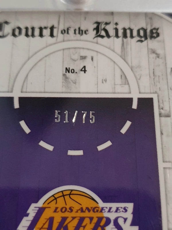 2023 Phoenix Shaquille O'Neal #4 PURPLE /75 Holo Court of the Kings - Rare