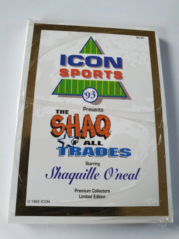 1993 Icon Sports Shaquille O'Neal The Shaq Of All Trades (12 Cards Set) - Sealed