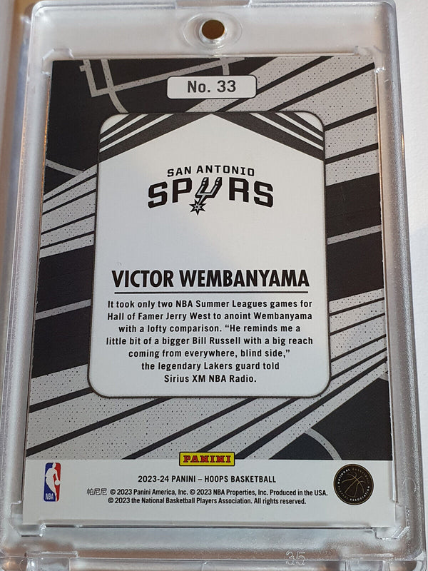 2023 Panini NBA Hoops Victor Wembanyama #33 HOLO We Got Next - Rare
