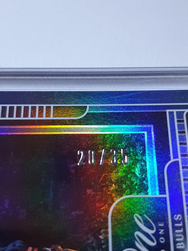 2024 Panini One and One Josh Giddey #79 BLUE /35 Holo (Bulls) - Factory Sealed
