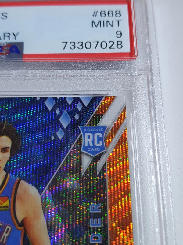 2021 Chronicles Josh Giddey Rookie 75th ANNIVERSARY /75 Holo RC - PSA 9 (POP 2)