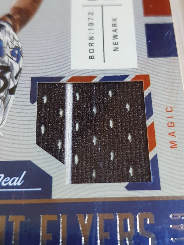 2016 Absolute Shaquille O'Neal #PATCH /149 Game Worn 2 Color Striped Jersey Rare