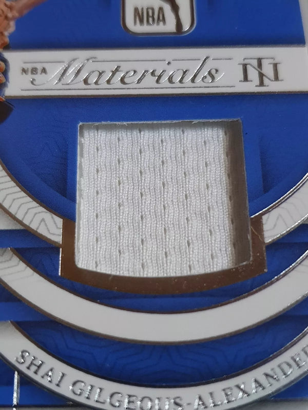 2023 National Treasures Shai Gilgeous-Alexander #PATCH /99 Game Worn Jersey