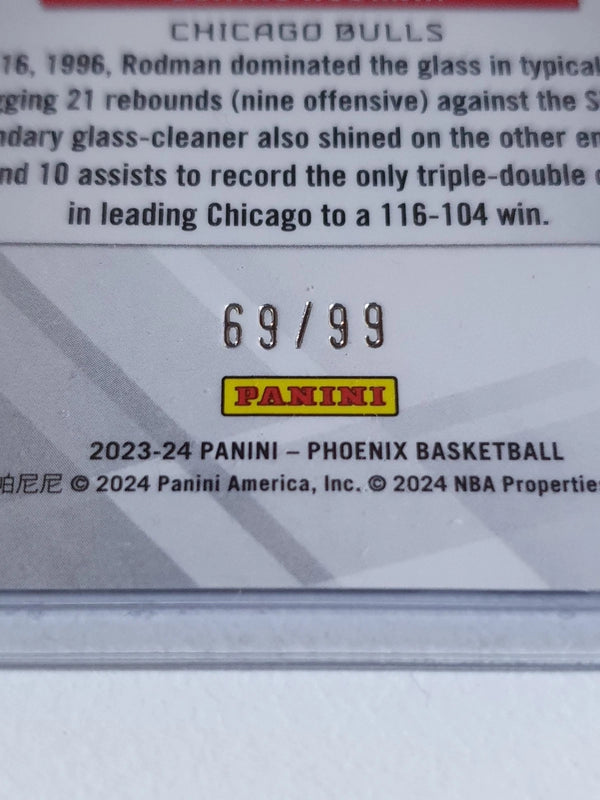 2023 Panini Phoenix Dennis Rodman #142 ORANGE /99 Holo - Ready to Grade
