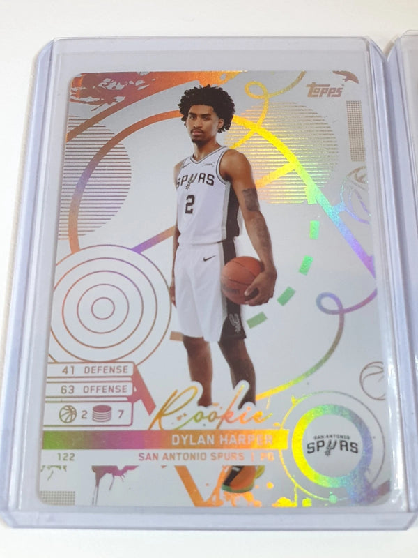 2025 Topps Match Attax Dylan Harper Lot of 2 x Rookie #122 #HP-DH - Rare