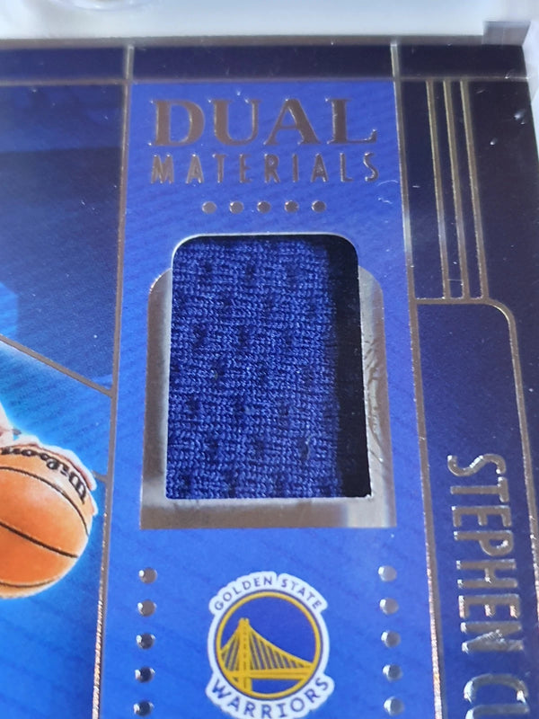 2024 Panini Silhouette Stephen Curry #PATCH Game Worn Dual Jerseys - Rare