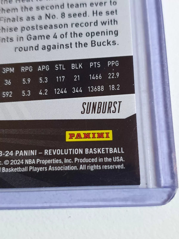 2023 Panini Revolution Jimmy Butler #2 SUNBURST /75 Holo - Ready to Grade