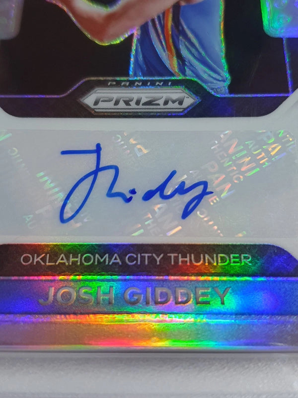 2021 Prizm Josh Giddey Rookie AUTO SILVER Sensational Signature - PSA 9 (POP 9)