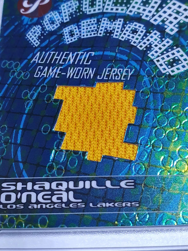 2002 Topps Pristine Shaquille O'Neal #PATCH Game Worn Jersey - Rare