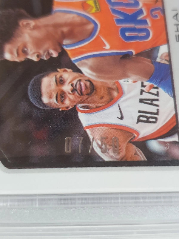 2019 Obsidian Shai Gilgeous-Alexander #118 ORANGE /50 Holo - PSA 9 (POP 3)