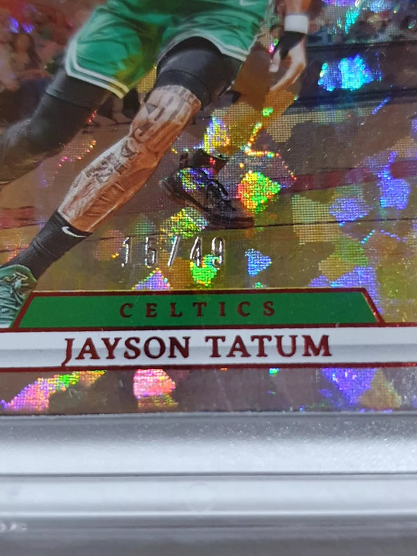 2023 Crown Royale Jayson Tatum #44 RED CRYSTAL /49 Die Cut - Ready for Grading