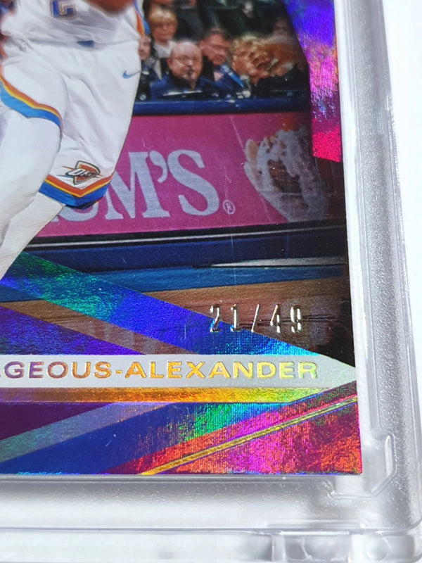 2019 Panini Donruss Elite Shai Gilgeous-Alexander #13 PURPLE /49 Holo - Rare