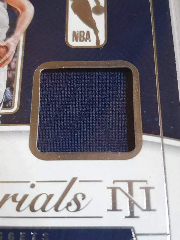 2022 Panin National Treasures Nikola Jokic #PATCH /99 Game Worn Jersey - Rare