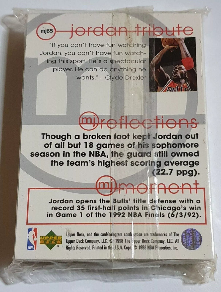 1998 NBA Records Upper buy Deck Michael Jordan Card