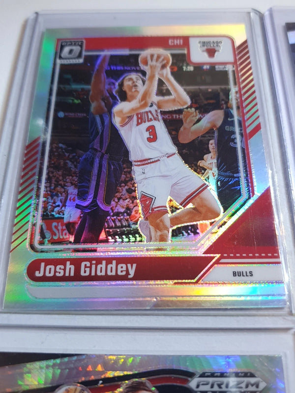 Josh Giddey (Bulls) Lot of 7 x Cards Holos Color Variants - Ready to Grade