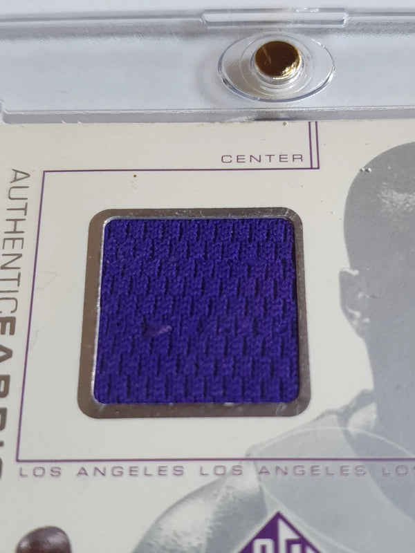 2000 SP Game Floor Edition Shaquille O'Neal JERSEY PATCH & GAME FLOOR - Rare