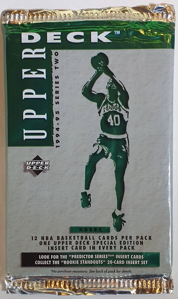 1994-95 Upper Deck NBA Basketball Series 2 Hobby Pack - Factory Sealed Packs