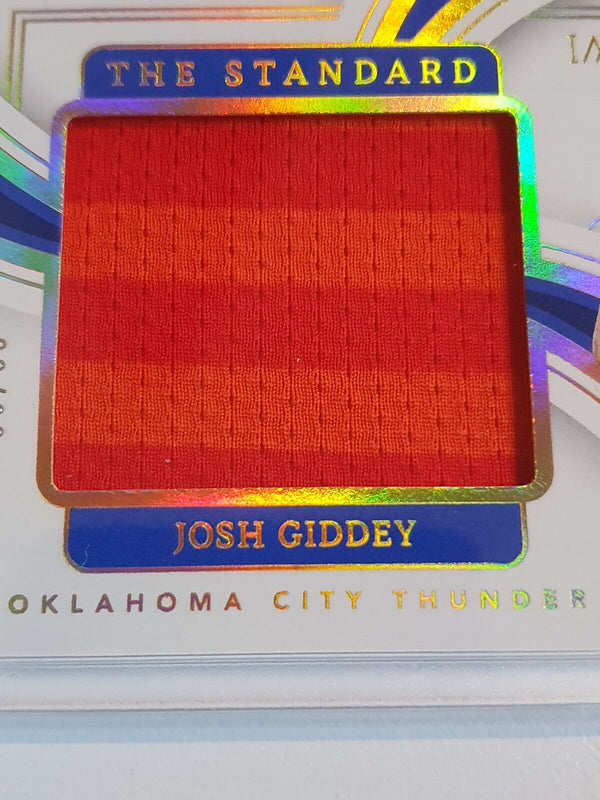 2022 Panini Immaculate Collection Josh Giddey #PATCH /99 Game Worn Jumbo Jersey