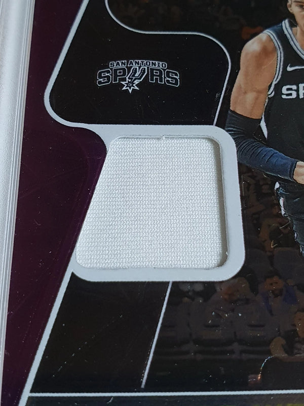 2024 Totally Certified Victor Wembanyama #PATCH MIRROR PURPLE /99 Game Worn