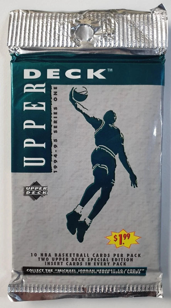 1994-95 Upper Deck NBA Basketball Series 1 Pack - Factory Sealed Packs