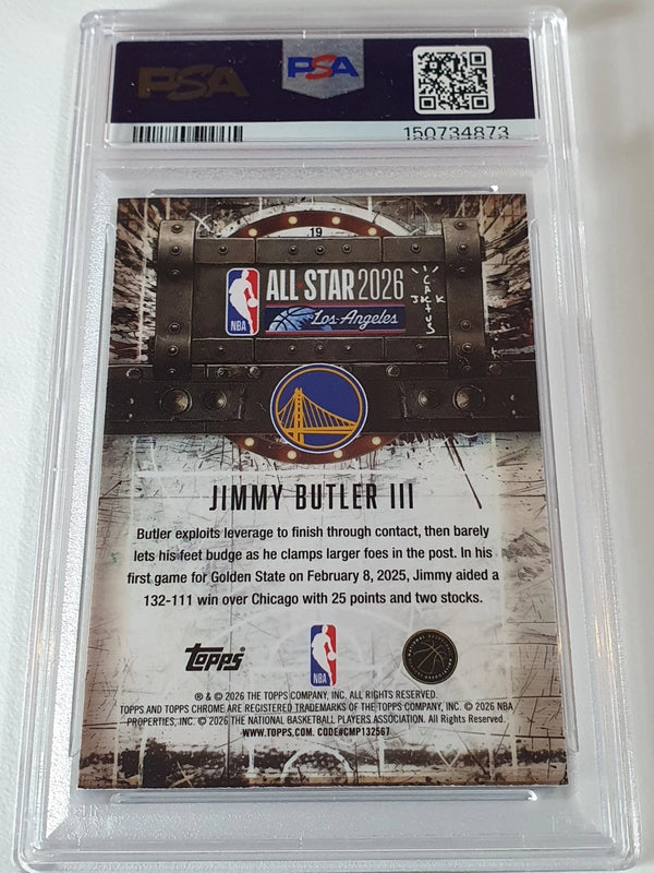 2025 Topps Chrome Jimmy Butler #19 Cactus Jack All Star Game - PSA 10 (POP 8)