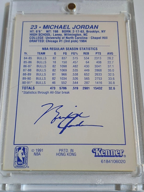 1991 Kenner Starting Lineup Michael Jordan Yellow - Ready to Grade