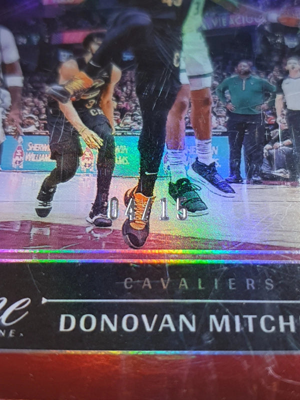 2023 Panini One and One Donovan Mitchell #88 RED /15 Holo -Panini Factory Sealed