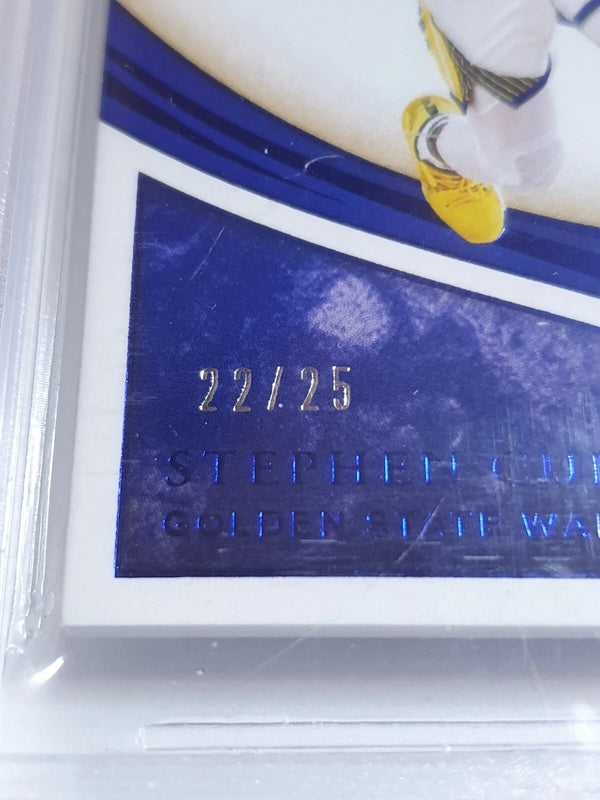 2019 Panini Immaculate Stephen Curry #3 BLUE Foil /25 Edition - BGS 9 (POP 2)