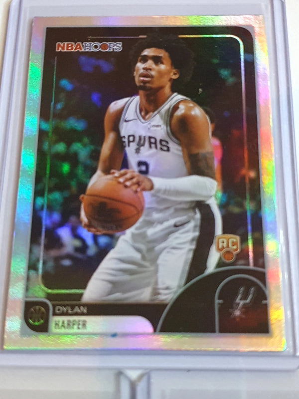 2025 Topps NBA Hoops Dylan Harper Lot of 3 x Rookie HOLO RCs #7 #HW-22 #D-12