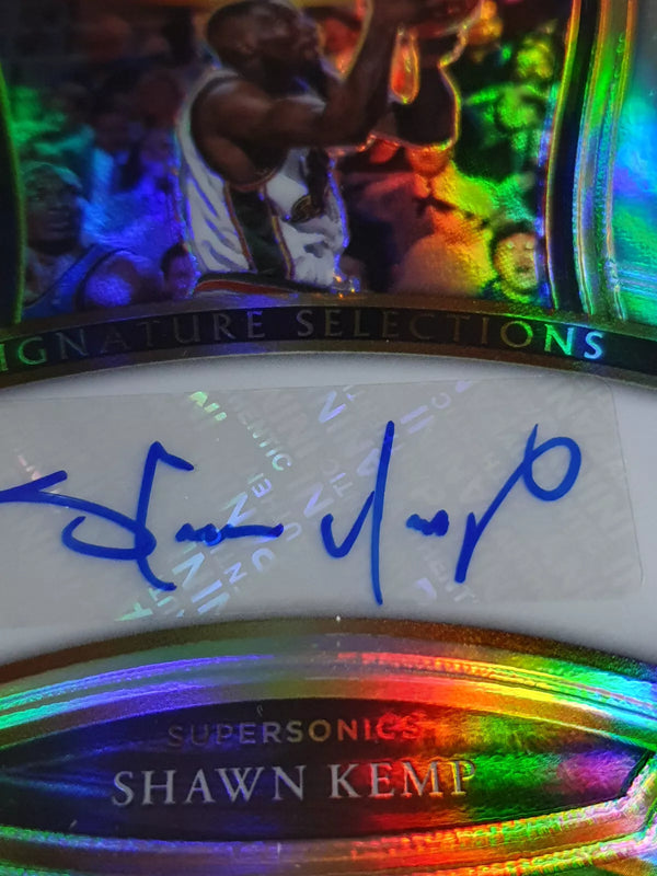 2020 Select Shawn Kemp #AUTO SILVER HOLO Signature Selections - Rare