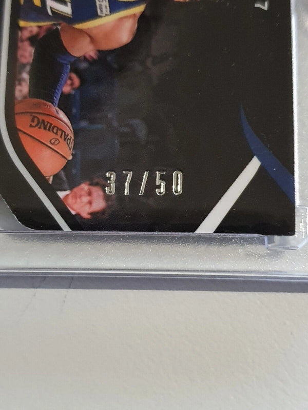 2019 Obsidian Donovan Mitchell #27 PITCH BLACK HOLO /50 Die-Cut - Ready to Grade