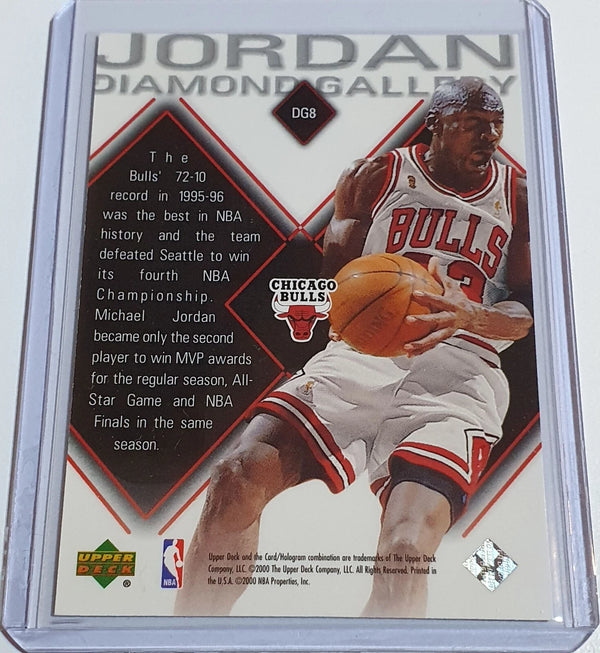 1999 Upper Deck Michael Jordan Diamond Gallery #DG8 HOLO Insert - Ready to Grade