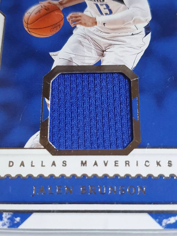 2018 Cornerstones Jalen Brunson Rookie #PATCH Worn Jersey RC - Rare