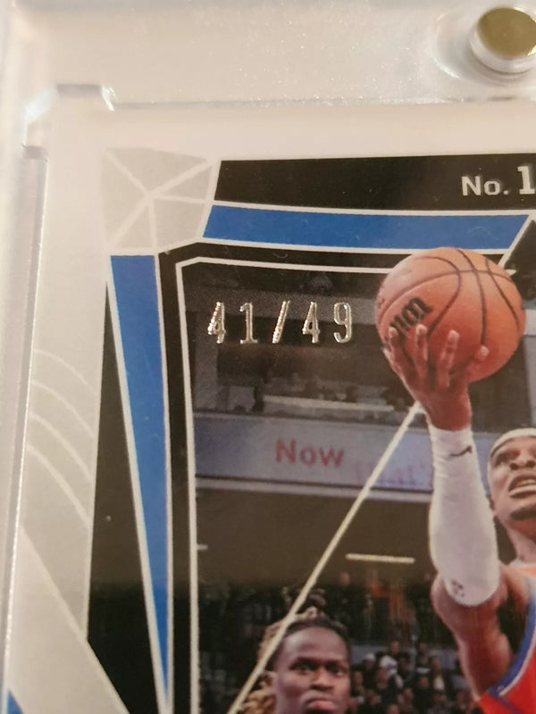 2023 Obsidian Shai Gilgeous-Alexander #160 ELECTRIC ETCH PURPLE FLOOD /49 Holo