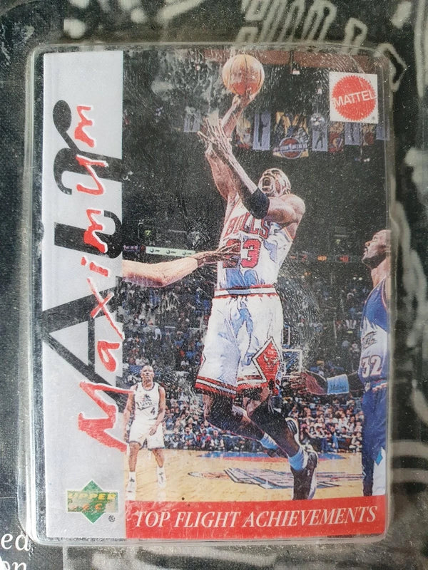 1999 Upper Deck Mattel Michael Jordan Hoops Highlights - Sealed Figure & Card