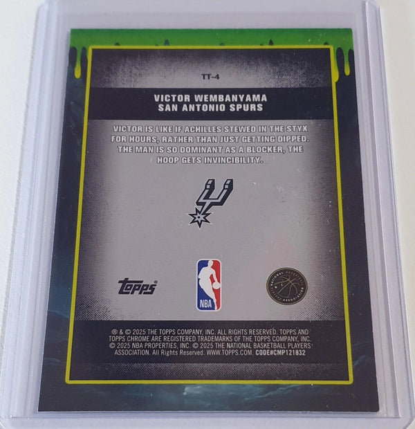 2025 Topps Chrome Victor Wembanyama #TT4 Tall Tales - Ready to Grade