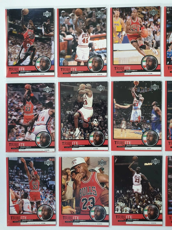 Lot of 27 x 1999 Upper Deck Michael Jordan Tribute to Michael Jordan - Rare