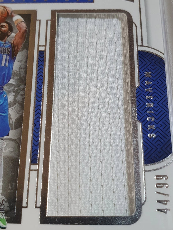 2024 Panini National Treasures Kyrie Irving #PATCH /99 Game Worn Jumbo Jersey