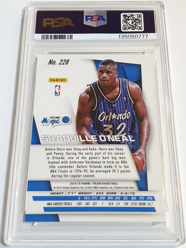 2014 Panini Prizm Shaquille O'Neal #228 - PSA 9 (POP 21)