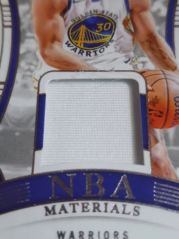 2024 Panini National Treasures Stephen Curry #PATCH /99 Game Worn Jersey - Rare