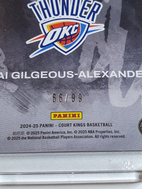 2024 Panini Court Kings Shai Gilgeous-Alexander #27 PINK /99 Self Expression