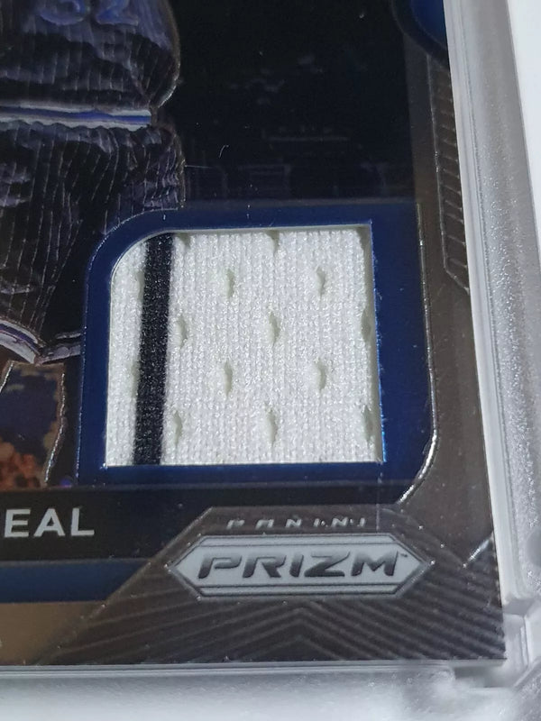 2020 Prizm Shaquille O'Neal #PATCH Game Worn 2 Color Jersey - Ready to Grade