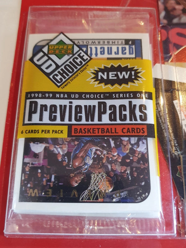 1998 Upper Deck Michael Jordan Standee & UD Choice Sealed Packs (x2) - Sealed