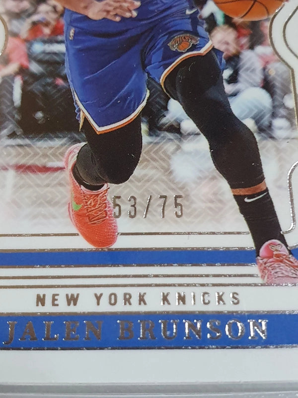 2024 Panini National Treasures Jalen Brunson #65 SILVER /75 Foil Edition - Rare