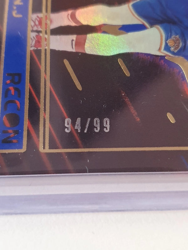 2023 Panini Recon Jalen Brunson #168 BLUE /99 Holo - Ready to Grade