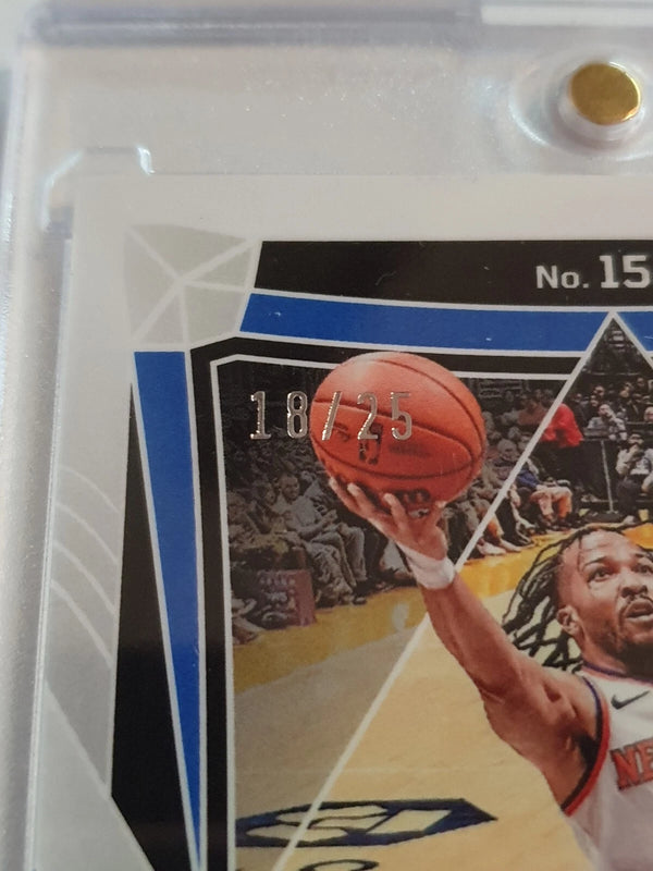 2023 Panini Obsidian Jalen Brunson #152 ELECTRIC ETCH GREEN /25 Holo - Rare