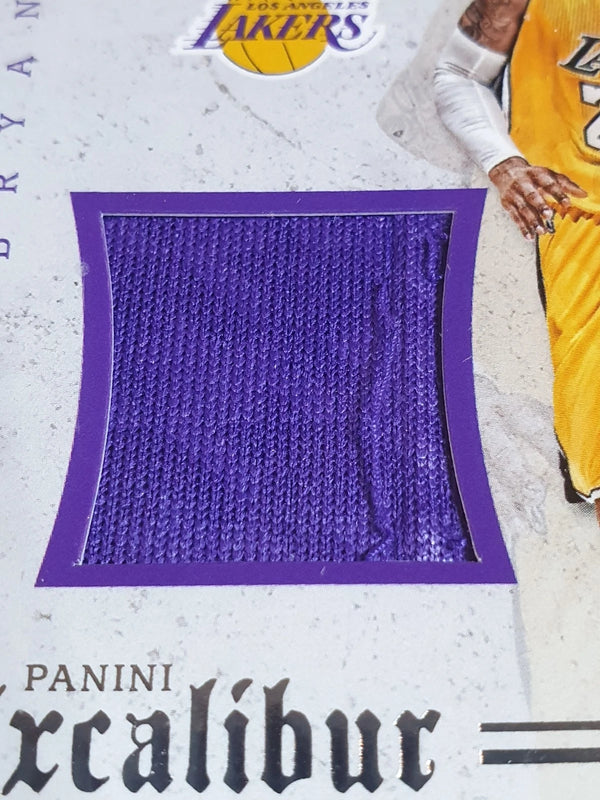 2015 Panini Excalibur Kobe Bryant #PATCH Game Worn Jersey - Ready to Grade