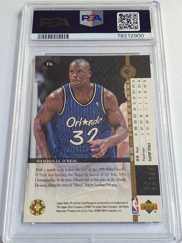 1994 SP Championship Shaquille O'Neal #F6 Future Playoff Heroes - PSA 9
