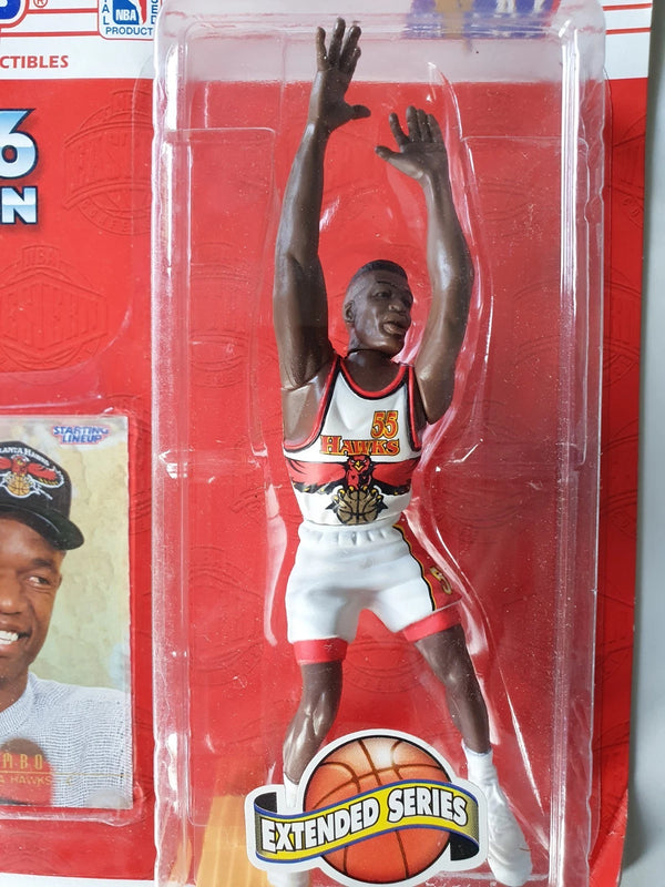 1996 Kenner Starting Lineup Dikembe Mutombo Figurine - Sealed Figure & Card